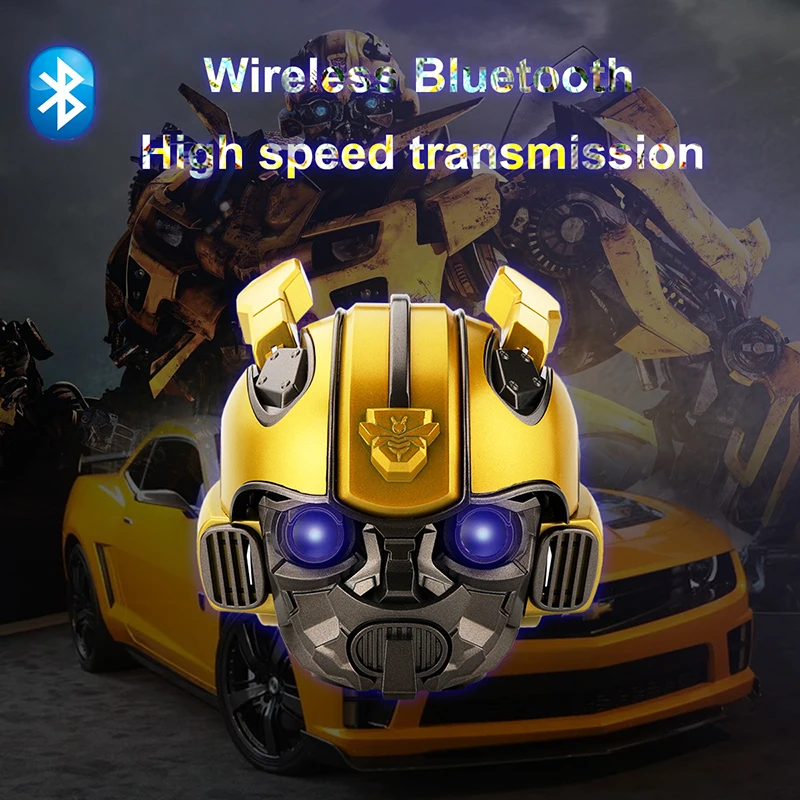 Трансформеры Bumblebee для шлема Беспроводная колонка Bluetooth 5 0 с поддержкой Fm-радио Usb