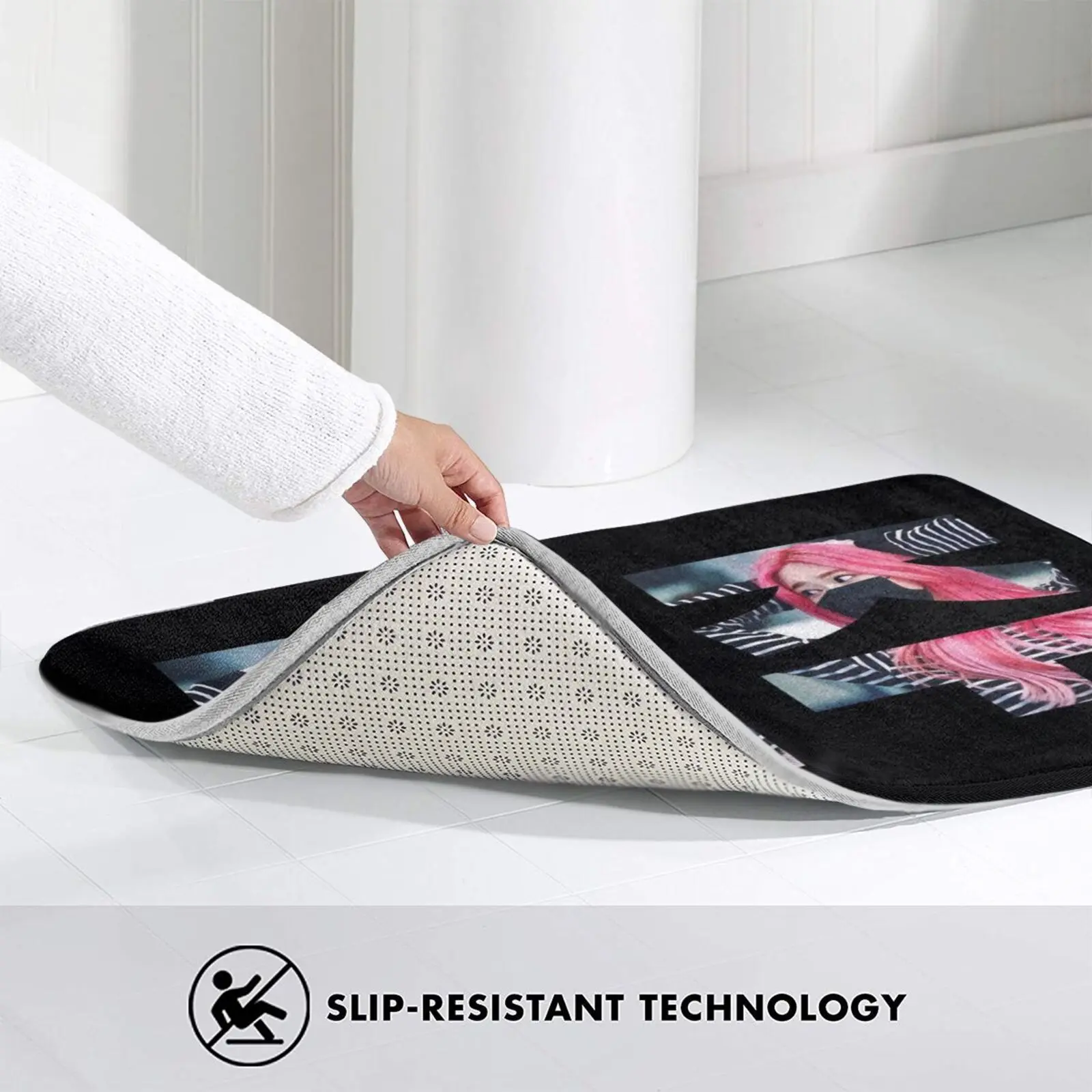 Iz * One Izone Minju Kpop Hangul? Коврик Противоскользящий коврик для входной двери в спальню Kim