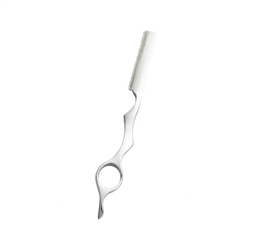 silver razor Высокое качество Профессиональные волосы бритвы лезвия в 10 штук в каждой упаковке/нержавеющая сталь - Цвет: silver razor