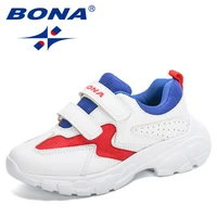 bona 2020 new arrival popular sneakers luxury brand teenager sport shoes leather kids walking footwear children running shoes