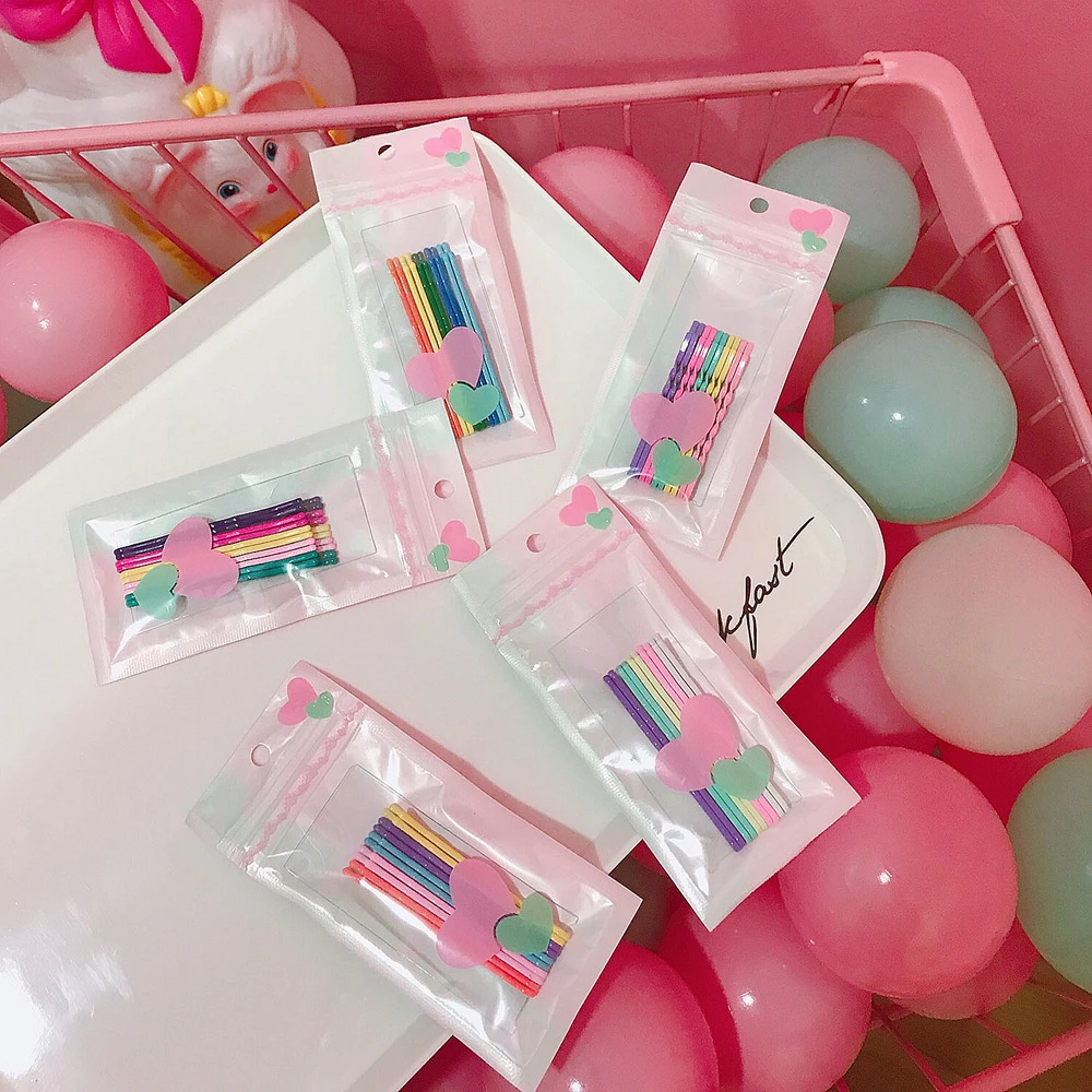 Заколки для волос 5 цветов 10 шт. MC001