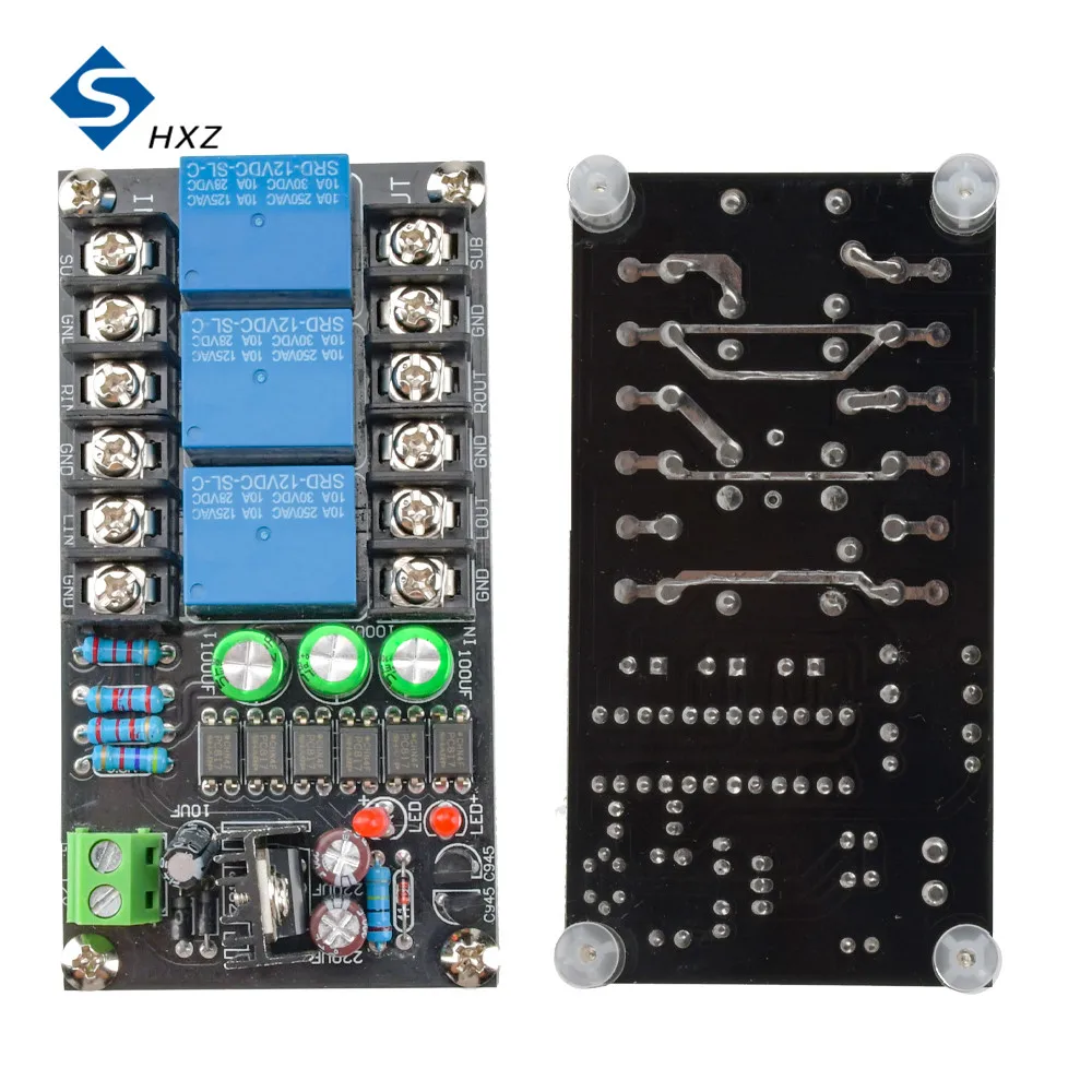 

Class D 2.1 Channel Digital Power Amplifier Audio Speaker Protection Board Class A Protection Speaker Delay