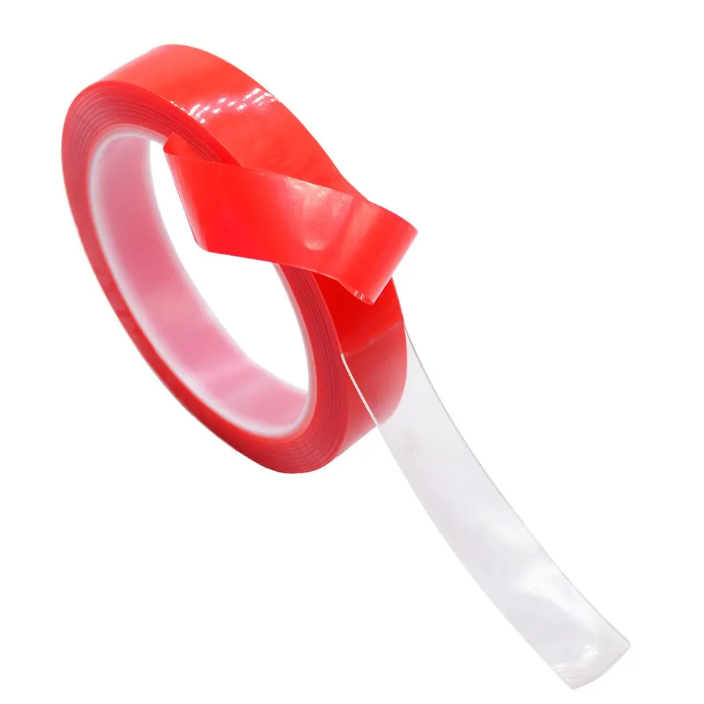 Двусторонняя клейкая лента 3 м сверхпрочная прозрачная из акриловой пены 6 мм 8 10 12