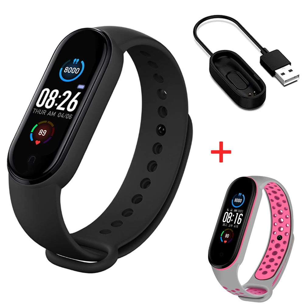 

M5 Smart Band Heart Rate Blood Pressure Health Life Waterproof SmartBand Smartwatch M5 Wristband Bracelet Sport Fitness Tracker