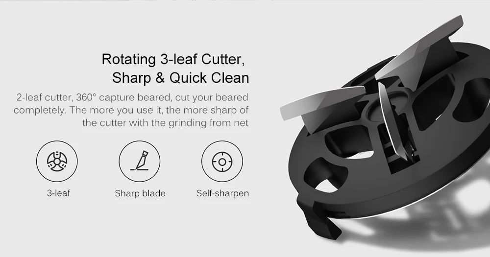 Xiaomi Mijia So White Ed1 Мини электрическая бритва для влажного бритья бритвенная головка для мужчин портативный сухой моющийся триммер для бороды удобный