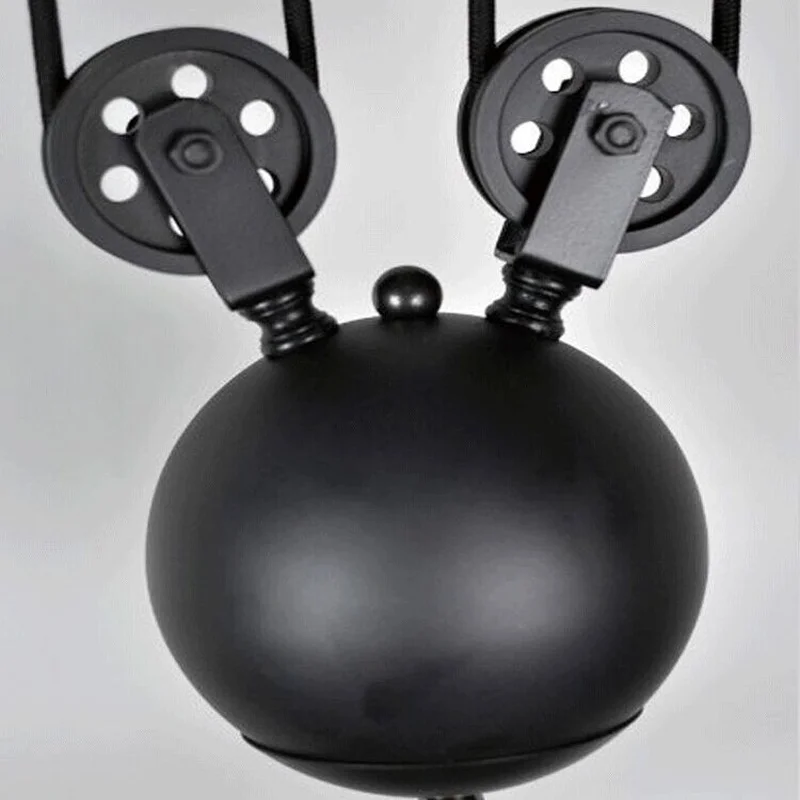 Винтажные подвесные светильники в стиле лофт светильник ретро Черная