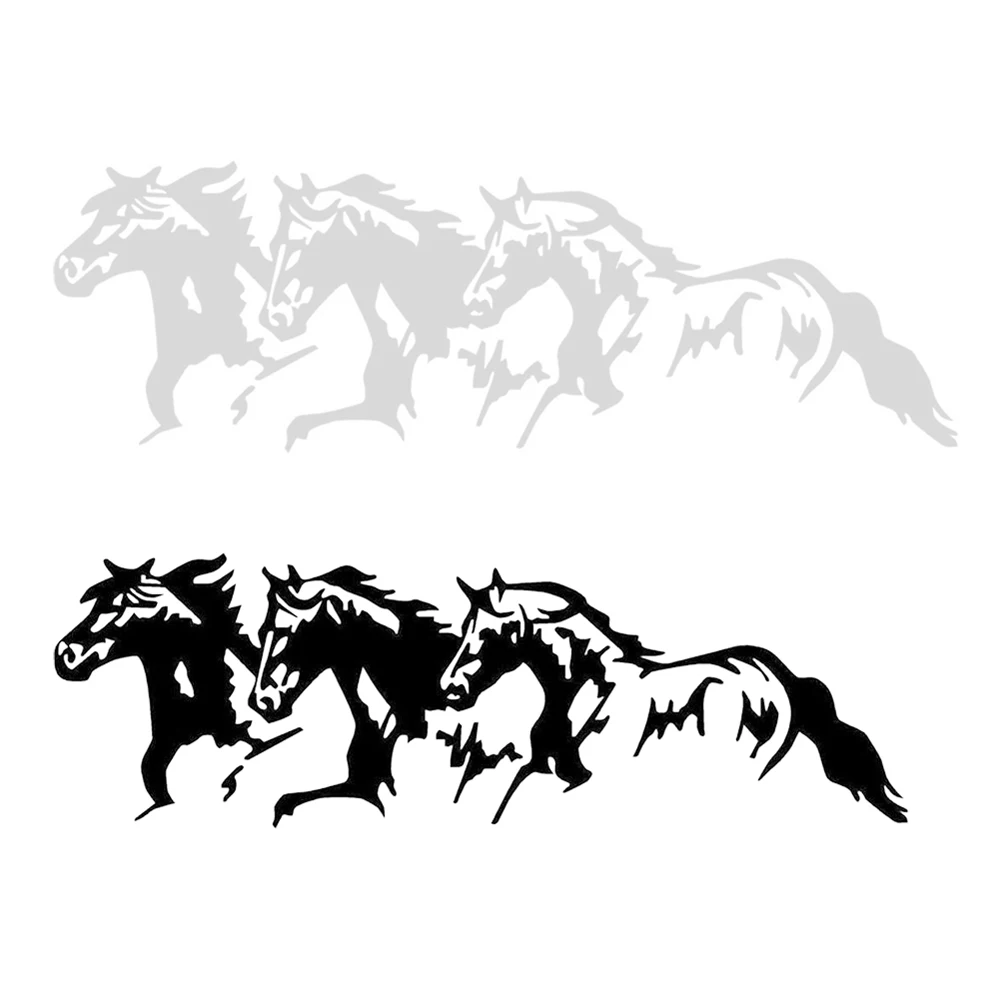 

Self-Adhesive Paper Decals With Personalized Waterproof And Beautiful Horse Pattern For Car Stickers