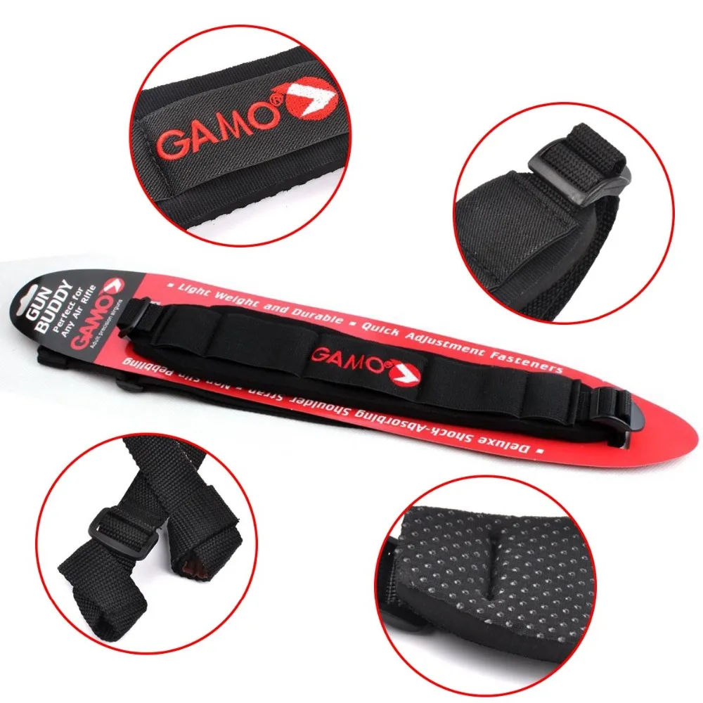 Air Rifle Gamo Sling Swivels Comfortable Shoulder Strap Widen Adjustable Belt for Hunting Shooting Gun Accessories | Спорт и