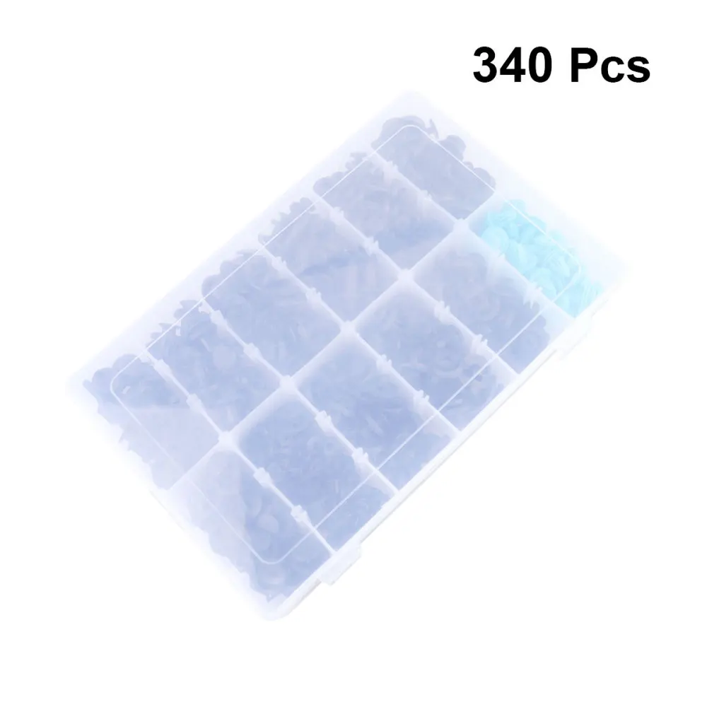 340 шт. Заклепки Крепеж Удобный прочный профессиональный нажимной штифт заклепки