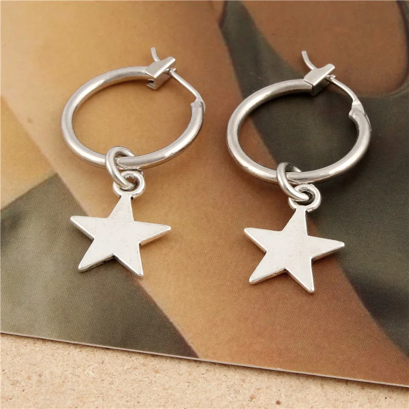 Женские этнические серьги подвески с перьями 1 пара вечерние в виде кружков