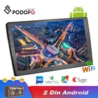 Автомагнитола Podofo, 2din, с Android, GPS, Wi-Fi, Bluetooth, Mirrorlink, MP5