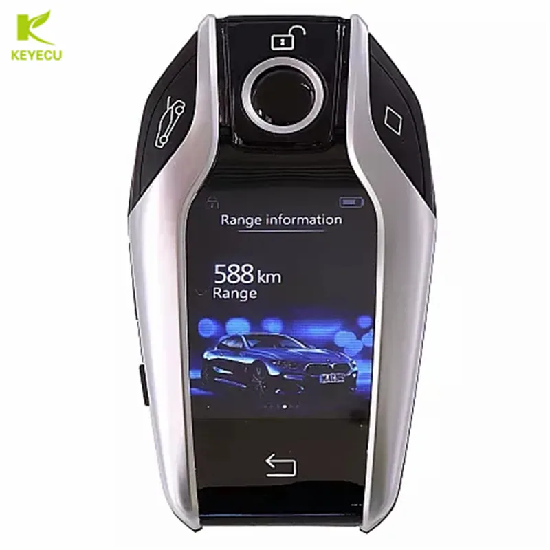 KEYECU модифицированный бутиковый смарт ключ с ЖК дисплеем 315 МГц HUF5662 434 HUF5767 868 5WK49861