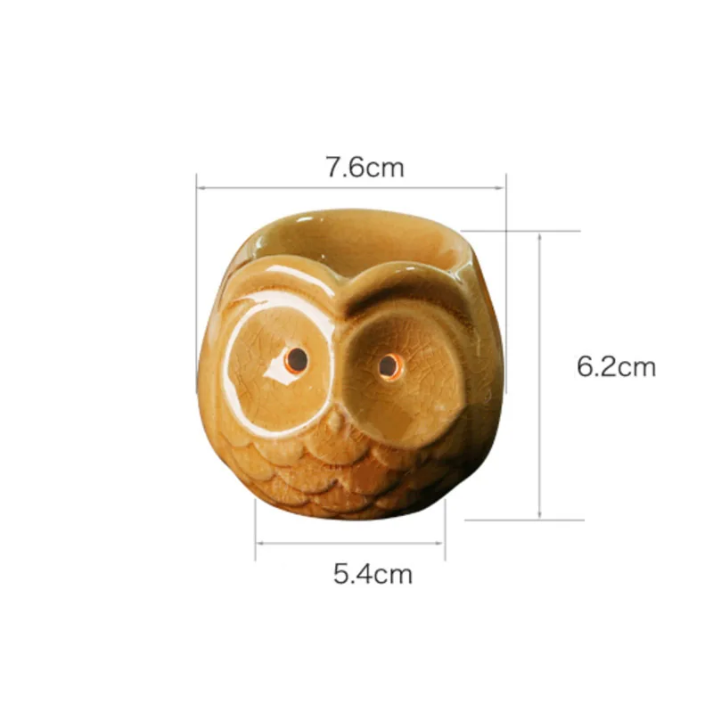 

Ceramic Aromatherapy Censer Aroma Burner Lamp Candle Holder Home Office Decoration bruleur bougie Incense Burner Crafts EA6XXL
