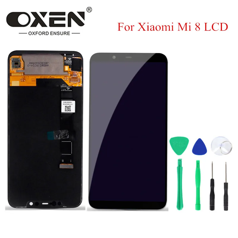 OLED экран OXEN 6 21 дюйма для Xiaomi Mi 8 дисплей с дигитайзером в сборе Mi8 ЖК сенсорным
