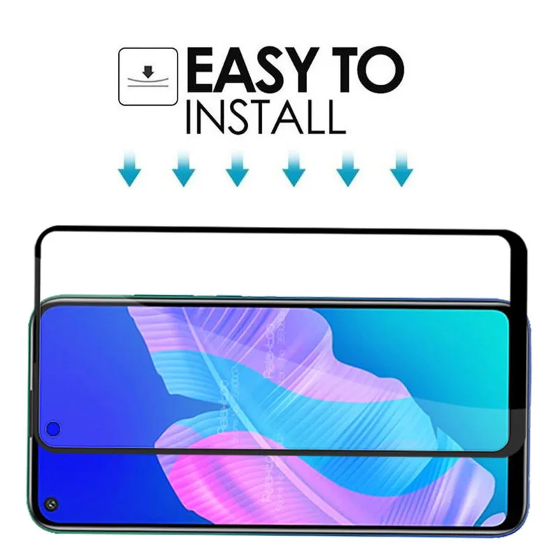 Защитное стекло 2 в 1 для huawei p40 lite Защитная пленка объектива камеры|Защитные