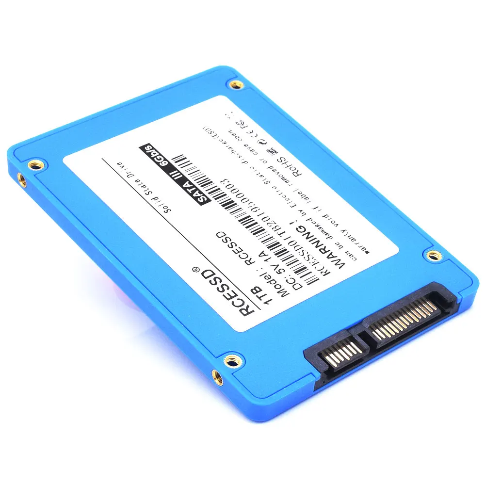 RCESSD пластик 2 5 дюймов SATA SSD 128 ГБ 256 512 1 ТБ Внутренний твердотельный диск для