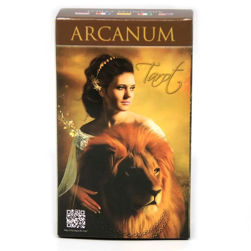 

Full English Arcanum Tarots 78 Cards Deck Mysterious Divination Oracle Playing Card Family Party Board Game T8NC