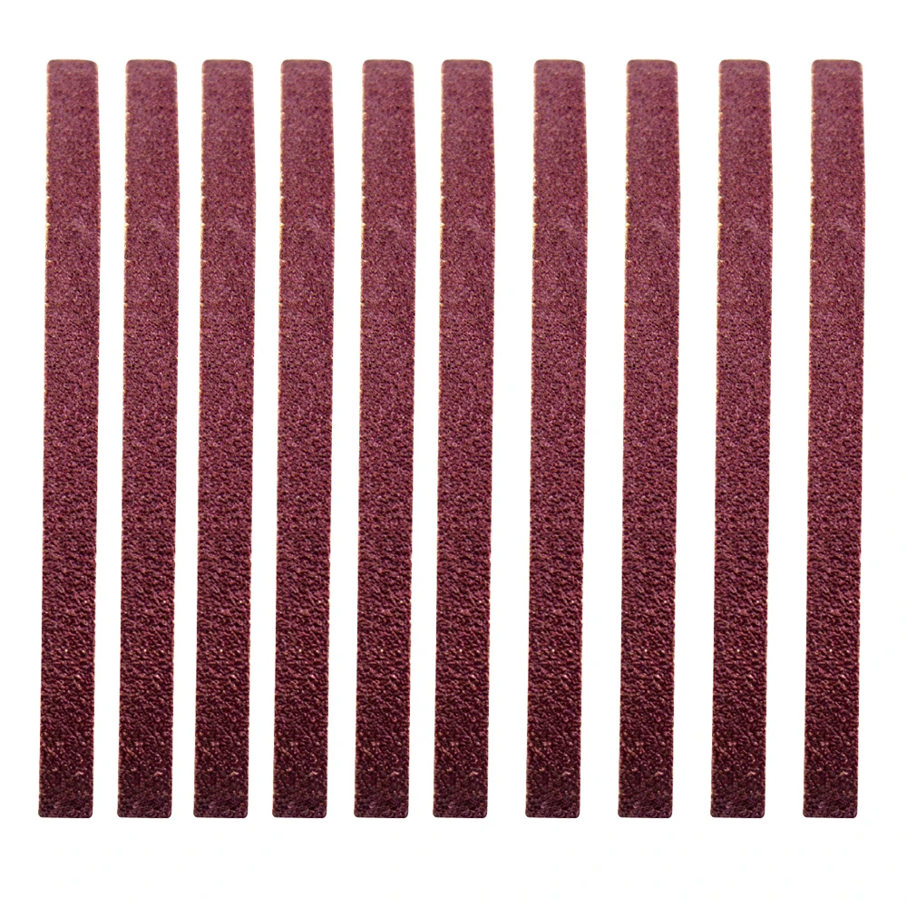 Набор шлифовальных лент комплект из 10 сменных насадок с зернистостью 60-1000 для