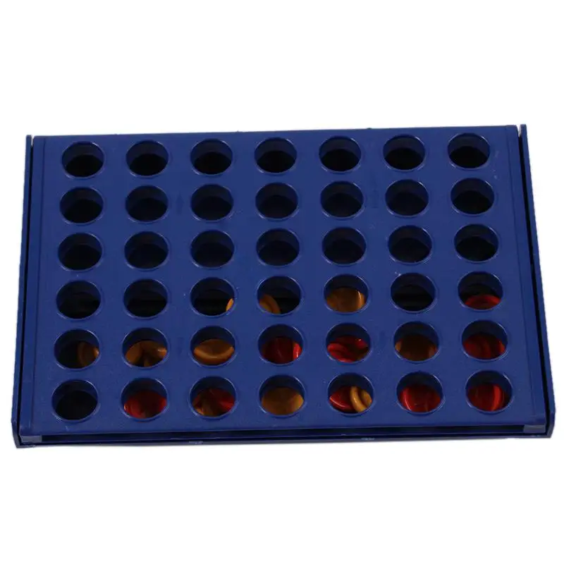 

1 Set Connect 4 In A Line Board Game Foldable Children's Educational Toys for Kid Sports Entertainment Gifts \