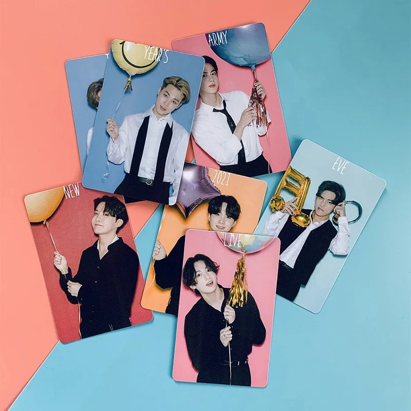 KPOP Bangtan Boys TO ARMY 2021 EVE LIVE Photo Card случайная Фотокарта почтовые открытки Polaroid Самые