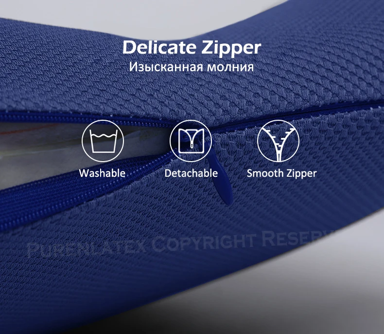 Purenlatex подушка для сиденья из пены с эффектом памяти, Ортопедическая подушка для облегчения боли в бедрах и хвостовой кости, подходит для автомобильного офисного кресла