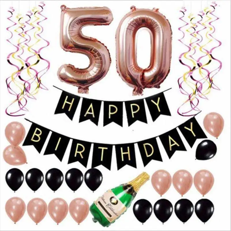 16 &quotфольгированный воздушный шар с буквенным принтом розовое золото Количество