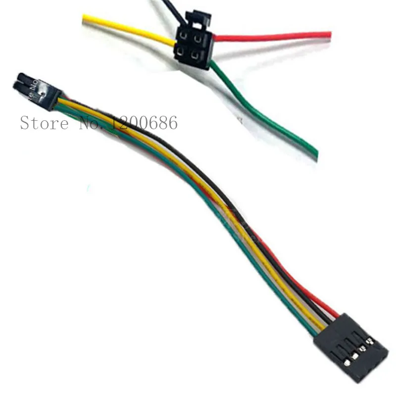 

4PIN 20AWG 20CM Micro-Fit 3.0 43025 Molex 3.0 430200400 DuPont 4 pin 2*2pin 4p to 1 x 4 pin IDC 2.54mm female wire harness