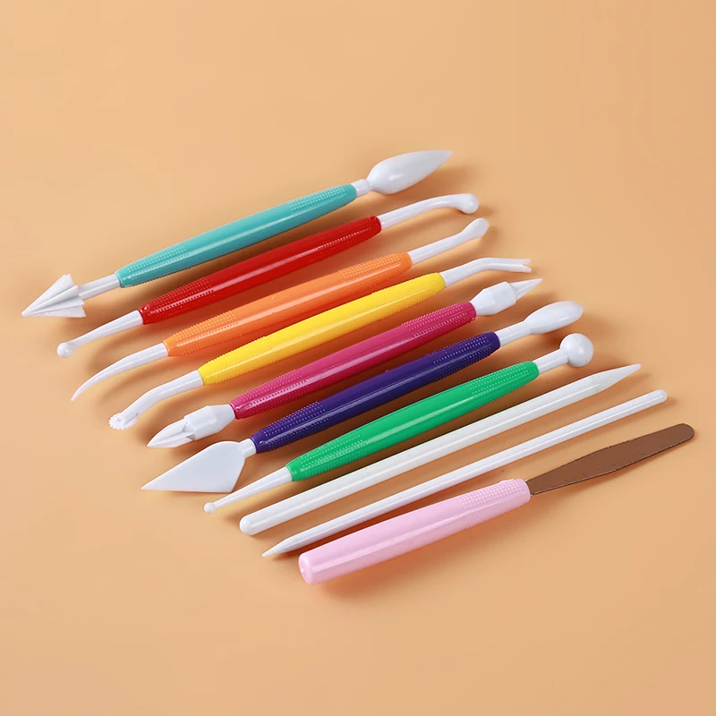 10 шт./компл. Пластик глины Набор для лепки Воск Резьба Керамика инструменты