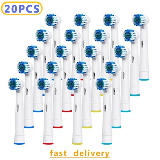 Compatible Oral B Sensitive Gum Care Electric Toothbrush Replacement Brush Heads, Sensitive brush heads Extra soft bristles enlarge