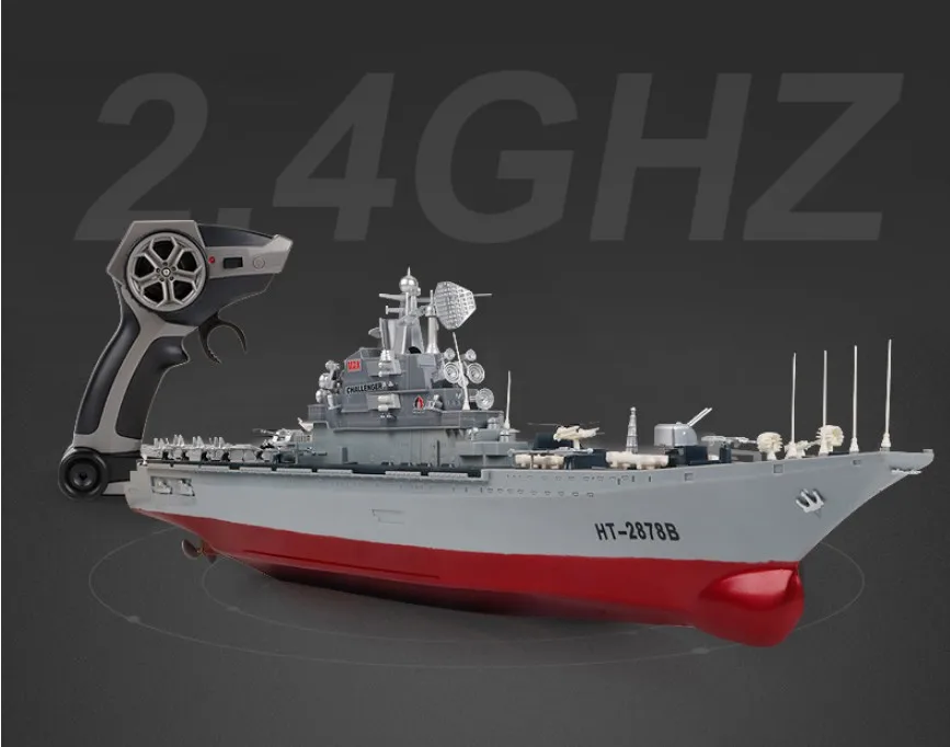 76 см большой Модернизированный 2 4G rc лодка 1/275 Радио пульт дистанционного
