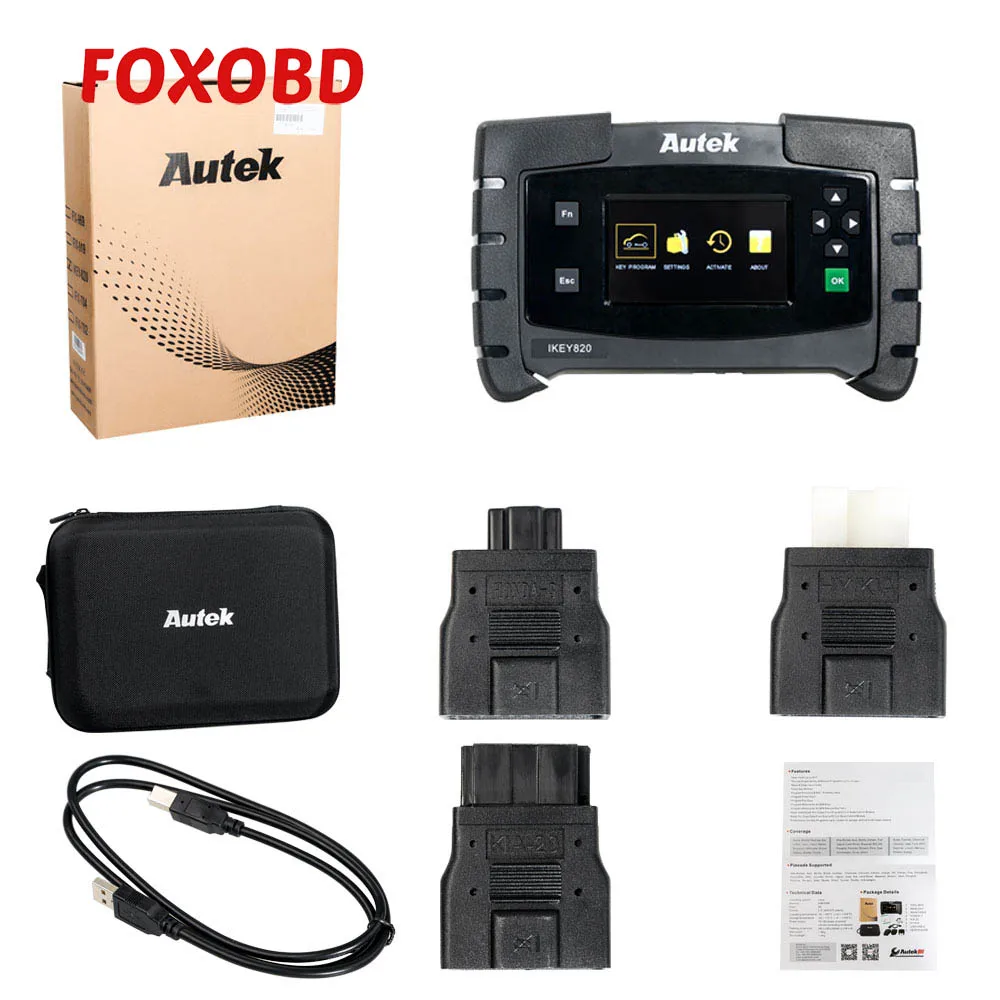 2019 Универсальный OBD Автомобильный ключ программист Autek IKey820 Поддержка многих