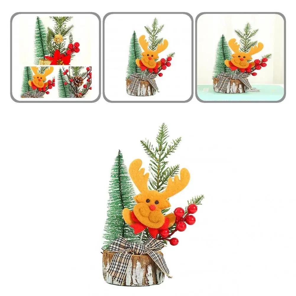 

Holiday Fabulous Mini Christmas Tree Model Imitation Christmas Tree Decor Fine Workmanship for Party