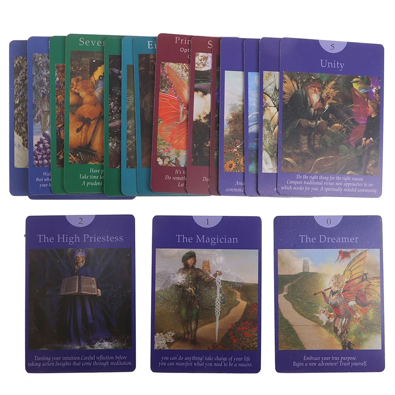 Сказочные карты Таро Deck Radleigh Valentine иллюстрации Вечерние игры Divination высокое