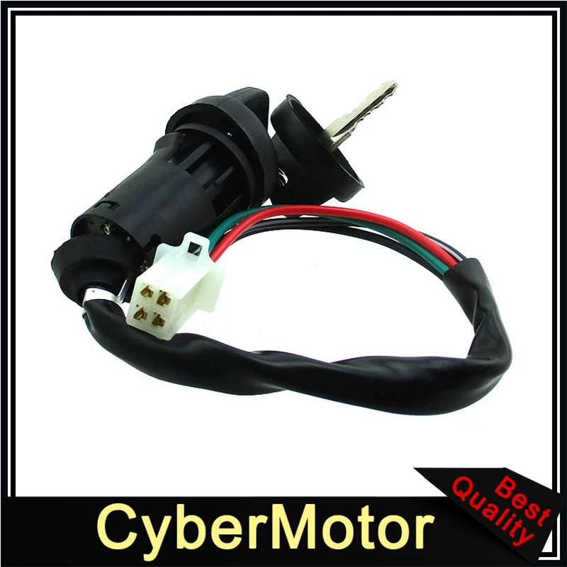 4-контактный провод ВКЛ./ВЫКЛ. старт-остановка переключатель ключа зажигания для