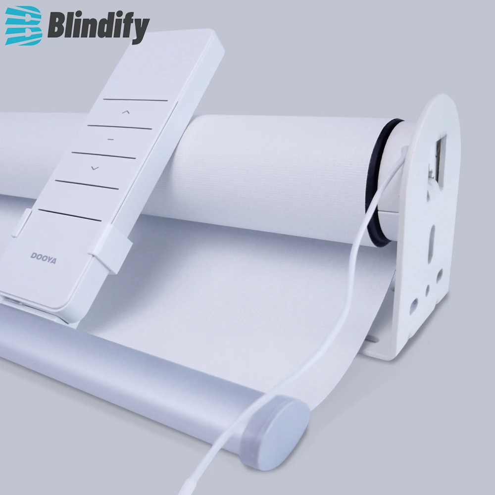 Blindify регулируемый размер моторизованные шторы на роликах Smart WiFi приложение Google