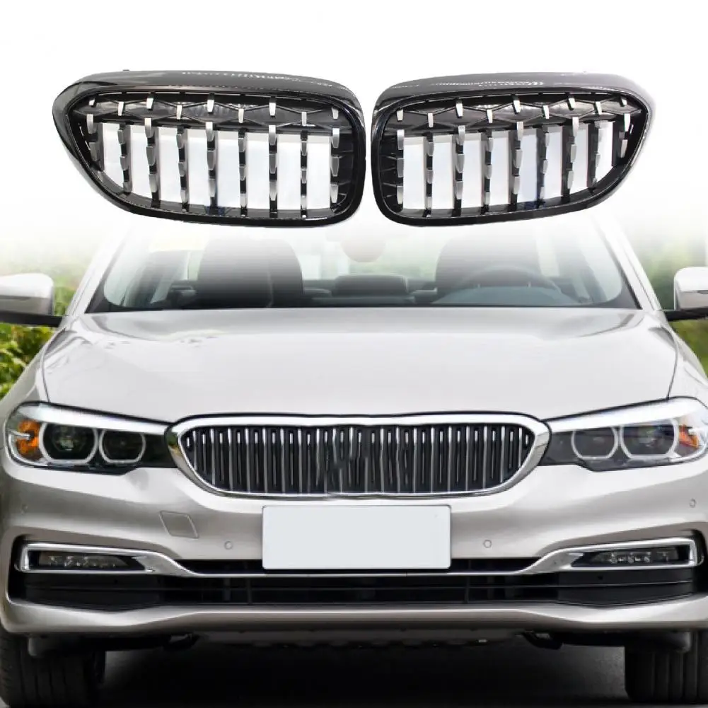 

2 шт. Передняя решетка для защиты от коррозии сменная полугальваническая решетка бампера 51137390863 51137390864 для BMW 5 серии G30 G38 1