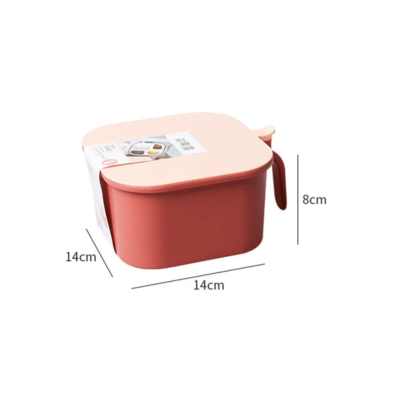 

Salt and pepper shakers Japanese pumpkin herbs spice jar with lid Square seasoning box kitchen seasoning container spice rack