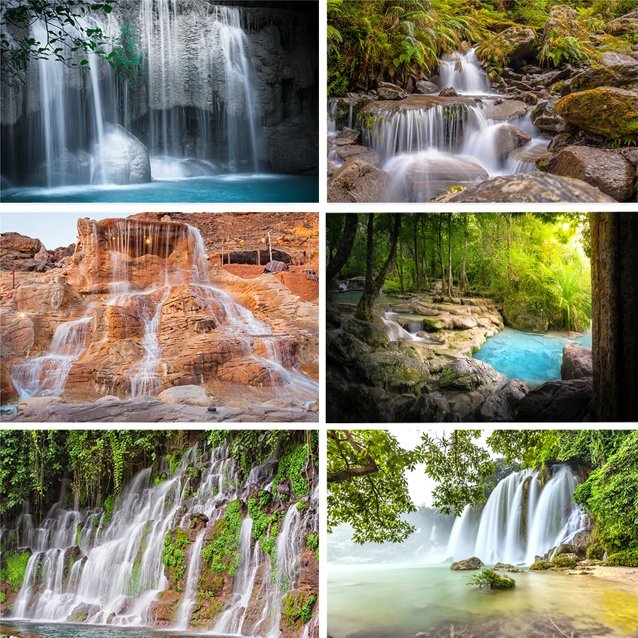 Nitree лоза воды занавес природный пейзаж поток водопад сцены фон фотостудия