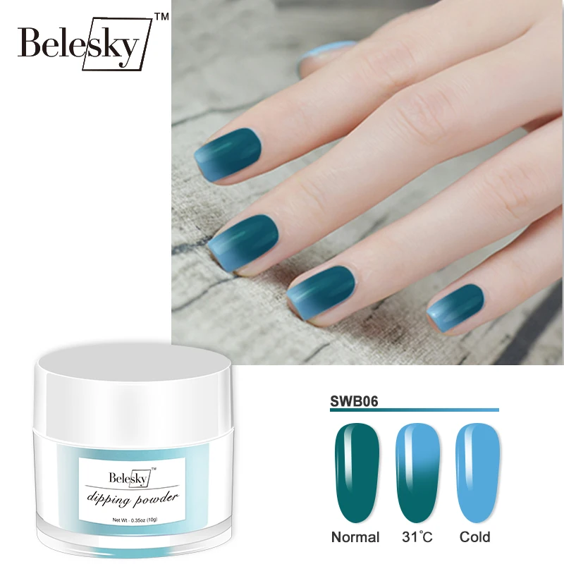 BELESKY меняющий цвет при температуре пудра для погружения 10 грамм длительное