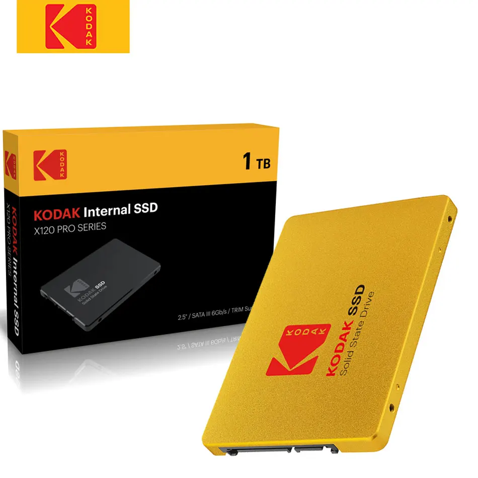

SSD-накопитель Kodak, 2,5 дюйма, Sata 3, 120 ГБ, 128 ГБ, 240 ГБ, 256 ГБ, 512 ГБ, 960 ГБ, 1 ТБ, 550, МБ/с.