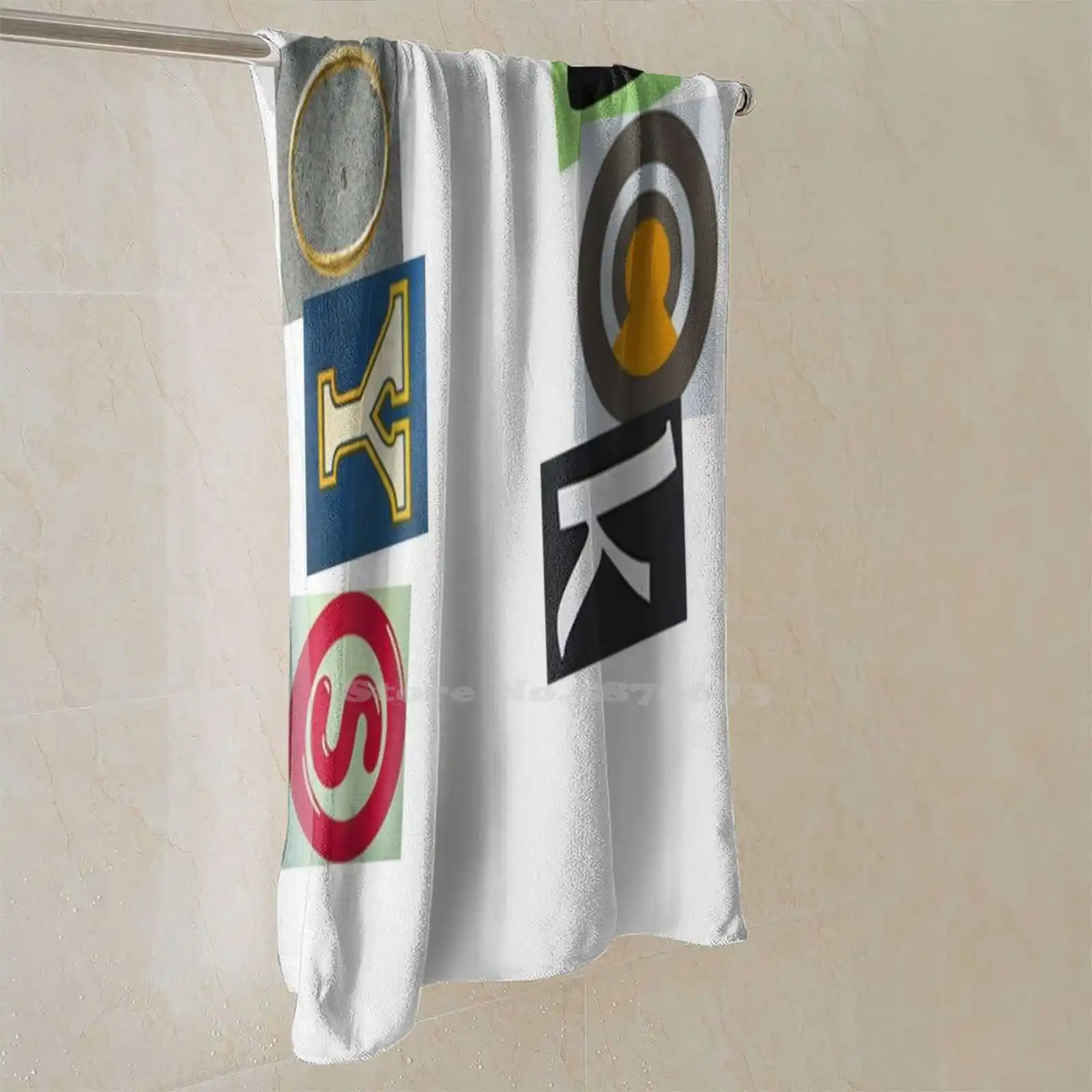 Мягкое удобное банное полотенце с надписью Jack Boys уличное для макияжа Тревиса