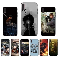 tv series merlin soft case for iphone xs 11 pro max xr x 6s 6 8 7 plus phone cover se 5s 5 tpu luxury shell printed funda coque