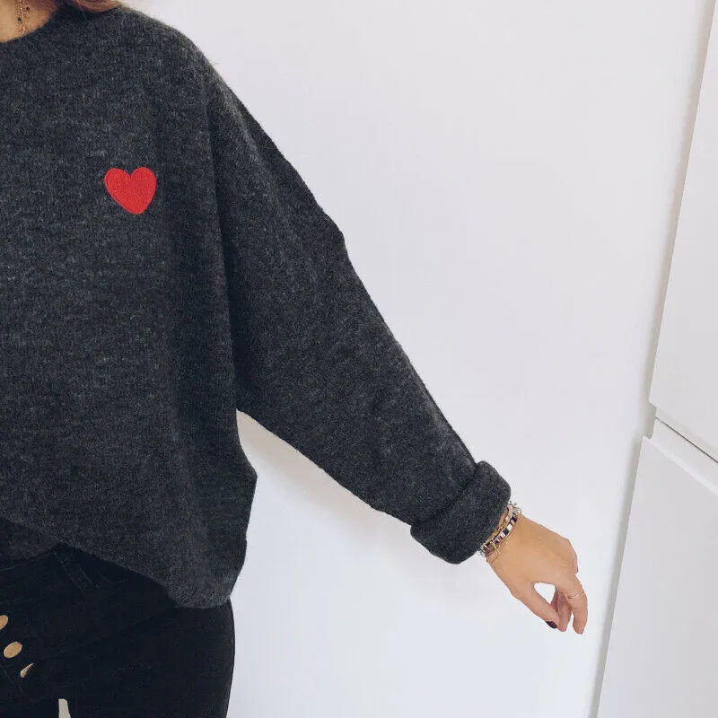 

Autumn Women Casual Loose Sweatshirt Ladies Streetwear Winter Warm Long Sleeve Pullover Basic Tops Loose O-neck Warm Sweatshirt