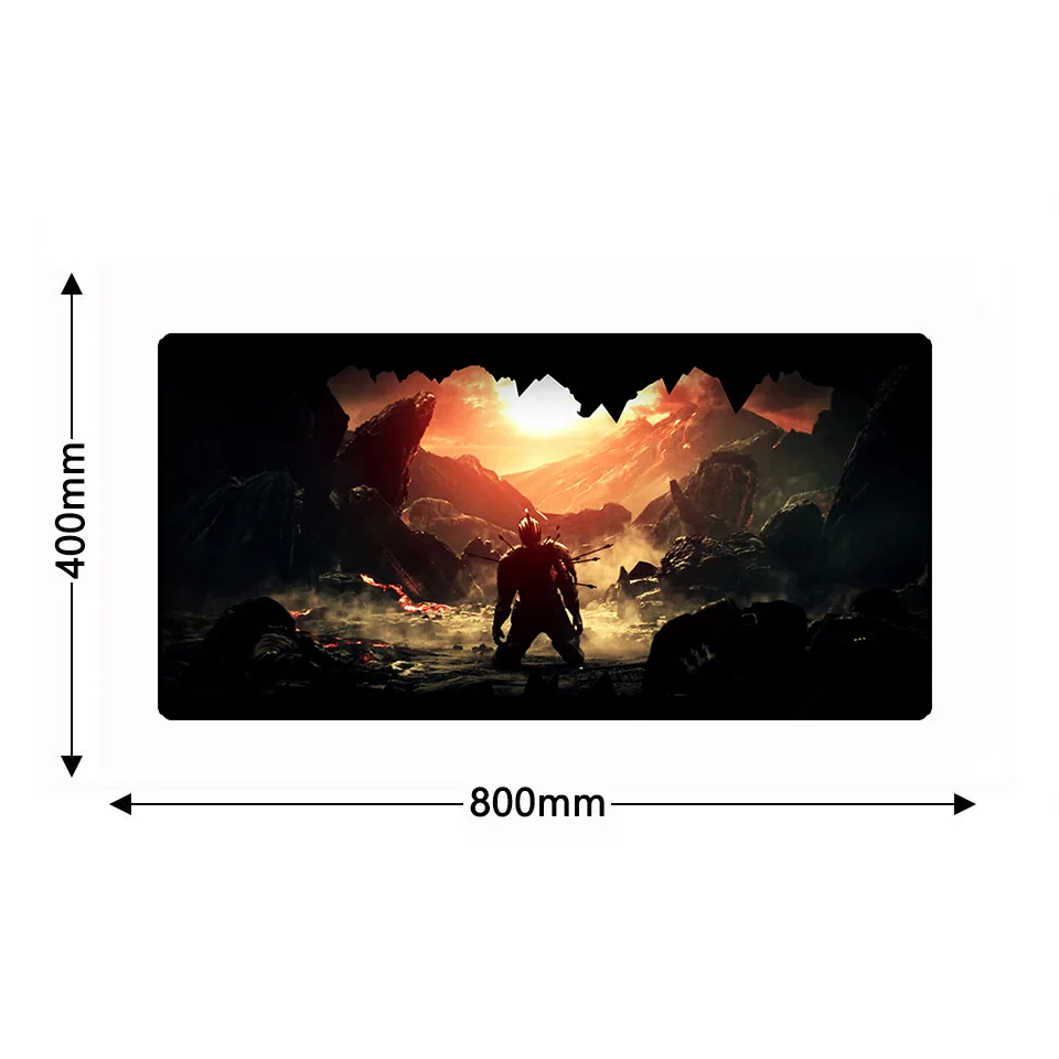 800x400 мм Darking Souls ноутбук большой запирающий край компьютерный коврик для мыши