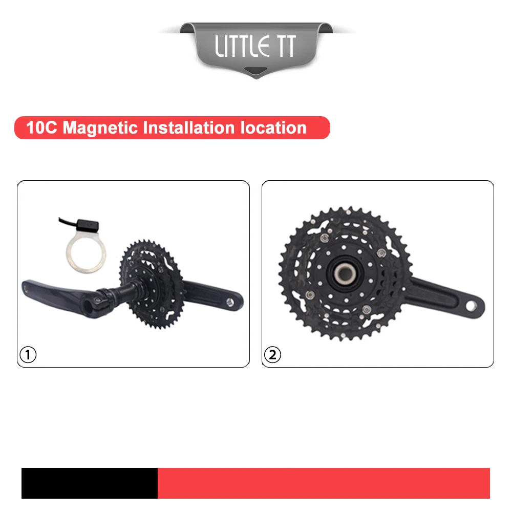 КТ eBike PAS sensor 10 магнитов Педальный вспомогательный датчик Ebike 3-контактный