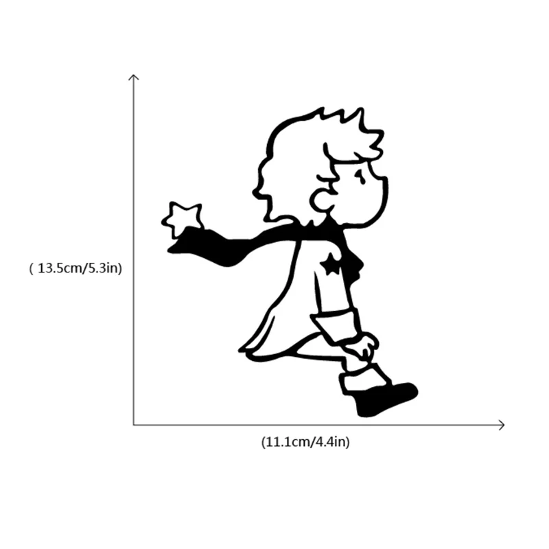 Милый мультяшный Маленький принц Faroot переключатель света панель наклейка на