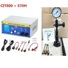 Многофункциональный тестер для дизельных форсунок Common Rail CIT800, тестер пьезофорсунок + паяльник для форсунок S70H