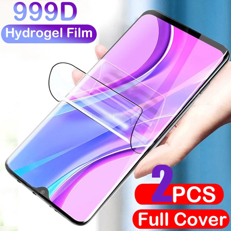 

2Pcs Full Cover Hydrogel Film For Xiaomi For Poco F3 M3 X3 NFC Screen Protectors For Poco X3 Pro F2 M2 Pro Soft Protective Film