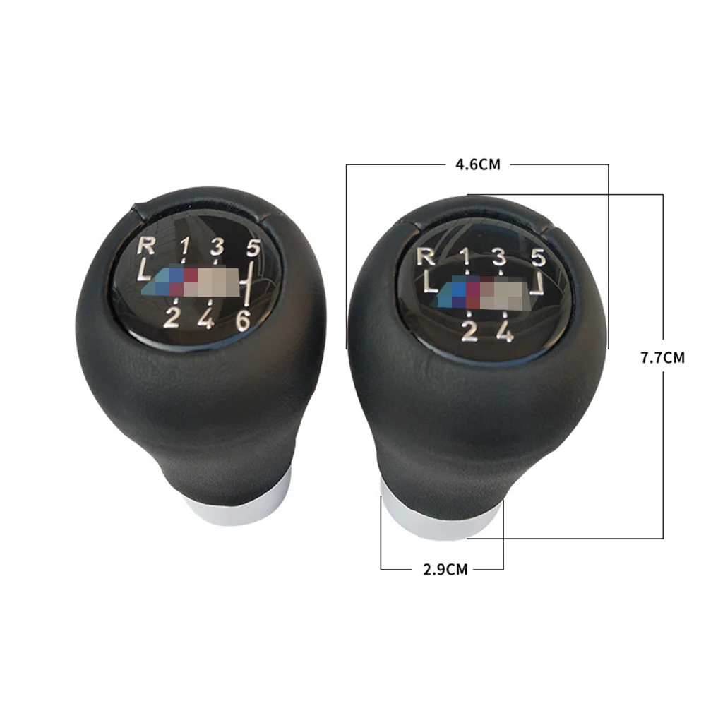 Ручная ручка переключения передач 5/6 рычаг с логотипом M для BM-W 1 3 5 6 7 X1 X3 X5 X6 Z4 Z5 Z8 M3