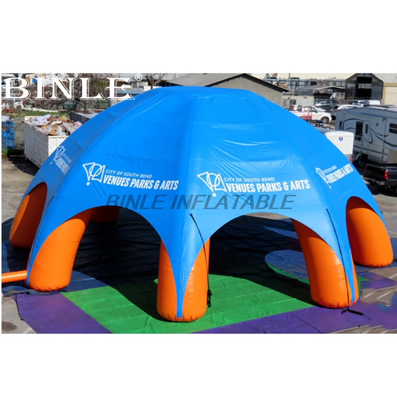 Bestellen Wasserdicht 12 M 40ft Durchmesser Riesen Pavilion Aufblasbare Spinne Zelt Ereignis Station Versammlung Dome Zelt Mit 8 Beine